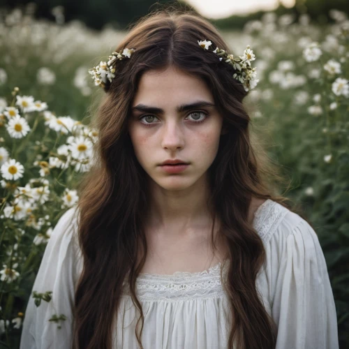 beautiful girl with flowers,girl in flowers,mystical portrait of a girl,flower crown,flower crown of christ,jessamine,kahila garland-lily,flower girl,young woman,portrait of a girl,girl in the garden,faery,fairy queen,wilted,young girl,elven flower,pale,flower fairy,girl in a wreath,girl portrait,Photography,General,Realistic