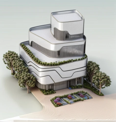 3d rendering,solar cell base,multi-storey,residential tower,multi-story structure,modern building,modern architecture,isometric,eco hotel,artificial island,eco-construction,multistoreyed,dunes house,school design,futuristic architecture,concrete plant,floating island,kirrarchitecture,high-rise building,hotel complex