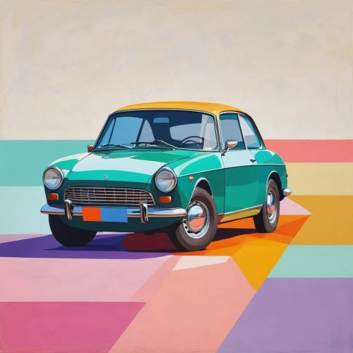 trabant,lotus cortina,autobianchi bianchina,renault 8,innocenti mini,renault 4,cinquecento,austin 1800,autobianchi a112,nissan figaro,ford anglia,fiat 500 giardiniera,austin allegro,renault 5,fiat 125,morris minor,fiat cinquecento,morris minor 1000,fiat 126,peugeot 204,Illustration,Vector,Vector 07