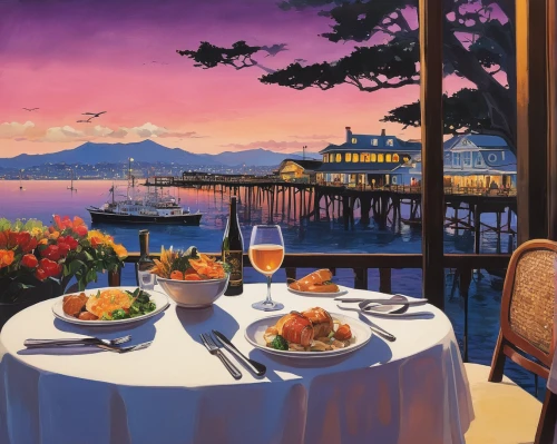 romantic dinner,fine dining restaurant,dinner for two,beach restaurant,floating restaurant,dining,fine dining,exclusive banquet,a restaurant,outdoor dining,diner,chinese restaurant,restaurants,bistro,wedding banquet,vietnamese cuisine,thai cuisine,candle light dinner,alpine restaurant,bistrot,Illustration,Japanese style,Japanese Style 14