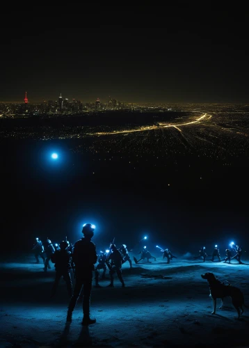 night watch,searchlights,nellis afb,griffith observatory,helicopters,police helicopter,northrop grumman mq-8 fire scout,above the city,helicopter pilot,hh-60g pave hawk,night scene,patrols,district 9,night image,aerial filming,los angeles,mh-60s,blackhawk,ufo intercept,marine expeditionary unit,Photography,Artistic Photography,Artistic Photography 10