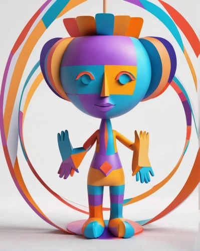 3d figure,string puppet,extraterrestrial,cinema 4d,hula hoop,slinky,3d model,torus,orbit,clay animation,artist doll,toy drum,png sculpture,3d object,straw doll,juggler,painter doll,hoop (rhythmic gymnastics),clay doll,tiktok icon,Unique,3D,3D Character