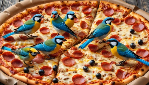 edible parrots,pizza supplier,pizol,pizza hawaii,pizza service,pizza stone,colorful birds,pizza,birds on a branch,order pizza,california-style pizza,the pizza,pizza topping,food for the birds,pan pizza,pizza cheese,group of birds,pastellfarben,tropical birds,bird food,Photography,General,Realistic