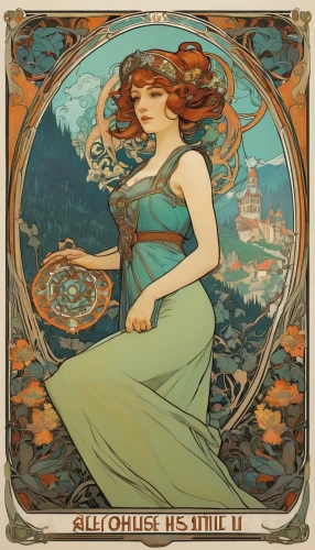 art nouveau,mucha,art nouveau design,art nouveau frame,alfons mucha,art nouveau frames,absinthe,eglantine,cd cover,darjeeling tea,overtone empire,tour to the sirens,rusalka,art deco woman,hipparchia,fuchschwanz-clover,virginia sweetspire,aphrodite,florentine,art deco frame,Illustration,Retro,Retro 03