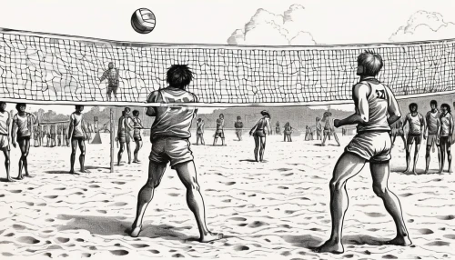 footvolley,beach volleyball,beach soccer,beach handball,beach rugby,volleyball,beach basketball,volley,soccer world cup 1954,ball badminton,volleyball net,beach defence,mesoamerican ballgame,world cup,concentration camp,volleyball team,beach sports,people on beach,kin-ball,futebol de salão,Illustration,Retro,Retro 24