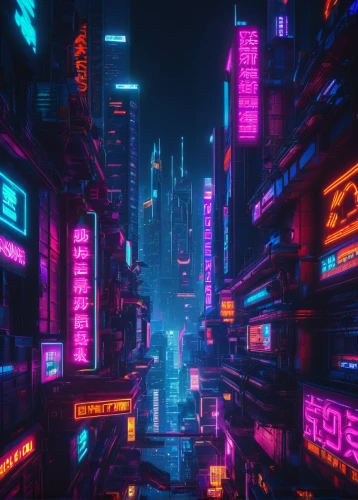 cyberpunk,shinjuku,tokyo city,colorful city,tokyo,neon arrows,shanghai,metropolis,vapor,abstract retro,taipei,fantasy city,neon lights,cityscape,retro background,cinema 4d,neon,4k wallpaper,80's design,futuristic,Conceptual Art,Sci-Fi,Sci-Fi 26