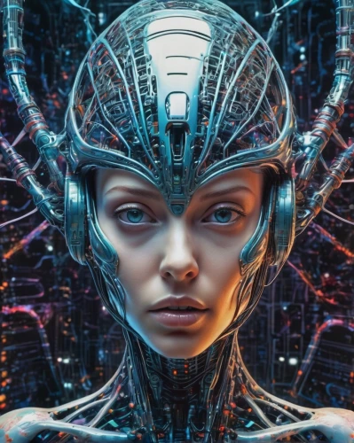 cybernetics,valerian,cyborg,biomechanical,cyber,ai,sci fiction illustration,cyberpunk,artificial intelligence,scifi,cyberspace,sci fi,science fiction,electro,humanoid,sci-fi,sci - fi,science-fiction,head woman,neural network,Conceptual Art,Sci-Fi,Sci-Fi 13