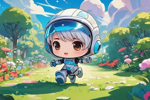 astronaut suit,astronaut,soyuz,space suit,spacesuit,space-suit,game illustration,aquanaut,rei ayanami,forest background,fairy galaxy,aqua,cosmonaut,explorer,spring background,robot in space,ori-pei,lost in space,lily of the field,astronaut helmet,Conceptual Art,Sci-Fi,Sci-Fi 06