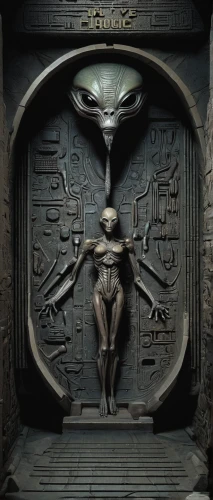 sphynx,horus,egyptology,hieroglyph,biomechanical,somtum,random access memory,extraterrestrial life,cybernetics,chamber,ancient,reptilians,decrypted,stargate,esoteric,hieroglyphs,occult,ancient civilization,ankh,the door,Conceptual Art,Sci-Fi,Sci-Fi 13