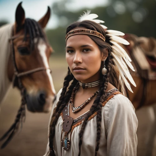 buckskin,american indian,cherokee,native american,the american indian,native american indian dog,horse herder,native,warrior woman,indian headdress,aborigine,amerindien,first nation,nomadic people,red cloud,brown horse,western film,indigenous,war bonnet,headdress,Photography,General,Cinematic