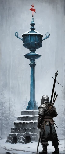 lone warrior,game illustration,pilgrimage,scythe,glory of the snow,the wanderer,place of pilgrimage,sentinel,game art,concept art,heroic fantasy,tower fall,guards of the canyon,spire,pawn,lamplighter,samurai,watchtower,hydrant,mystery book cover,Conceptual Art,Graffiti Art,Graffiti Art 12