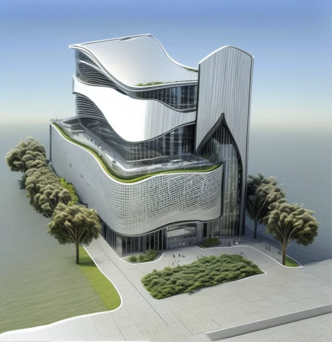 futuristic architecture,futuristic art museum,modern architecture,3d rendering,cubic house,arq,solar cell base,cube house,modern building,kirrarchitecture,sky space concept,arhitecture,cube stilt houses,glass facade,glass building,archidaily,autostadt wolfsburg,contemporary,render,eco-construction