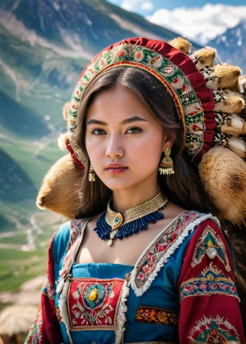 inner mongolian beauty,mongolia eastern,kyrgyz,tibetan,xinjiang,peruvian women,eurasian,mongolian,pamir,nomadic people,tibet,azerbaijan azn,mongolia,sapa,kyrgyzstan som,folk costumes,asian woman,the pamir mountains,khlui,traditional costume,Photography,General,Natural