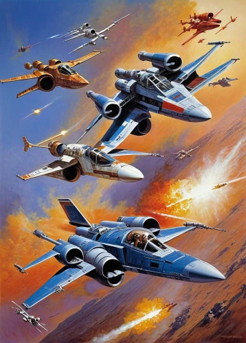 x-wing,ground attack aircraft,air combat,mikoyan–gurevich mig-15,iai kfir,fighter aircraft,missiles,northrop f-5e tiger,buccaneer,delta-wing,sukhoi su-27,grumman f-11 tiger,extra ea-300,kai t-50 golden eagle,f-111 aardvark,jet aircraft,bomber,northrop f-5,f-16,grumman f9f panther,Conceptual Art,Sci-Fi,Sci-Fi 19