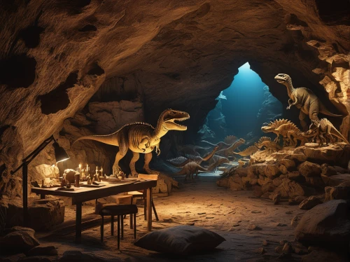 prehistoric art,cave church,cave tour,diorama,cave,cave of altamira,pit cave,fantasy picture,the wolf pit,landmannahellir,paleontology,palaeontology,digital compositing,3d fantasy,cave girl,prehistory,cave man,dining,prehistoric,anthropomorphized animals,Photography,Fashion Photography,Fashion Photography 14