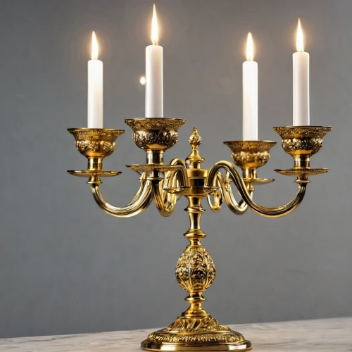 candlestick for three candles,golden candlestick,candle holder,candle holder with handle,menorah,shabbat candles,hannukah,candlestick,oil lamp,votive candle,candlesticks,chanukah,hanukah,tealight,table lamp,table lamps,hanukkah,gold chalice,lighted candle,flameless candle,Photography,General,Realistic