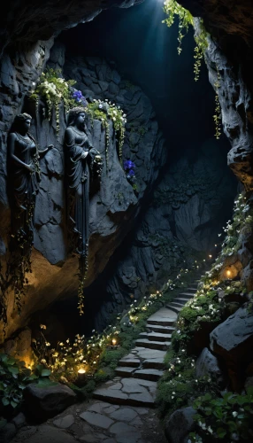 blue cave,the blue caves,blue caves,cave,ravine,pit cave,cave tour,chasm,underground lake,mining facility,the limestone cave entrance,descent,lava cave,dungeon,cave on the water,the mystical path,sea caves,sea cave,tunnel of plants,lava tube,Conceptual Art,Fantasy,Fantasy 11