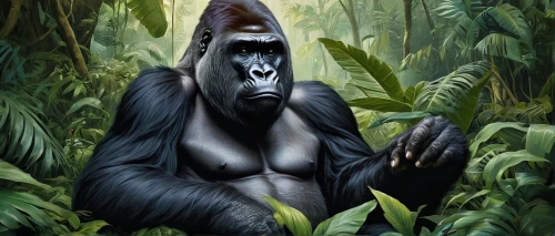 gorilla,bonobo,silverback,ape,primate,cercopithecus neglectus,great apes,common chimpanzee,chimpanzee,orang utan,primates,kong,gibbon 5,orangutan,celebes crested macaque,endangered specie,bushmeat,indri,kalimantan,uganda,Illustration,Abstract Fantasy,Abstract Fantasy 11