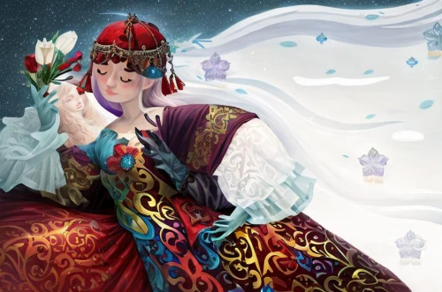 the snow queen,rem in arabian nights,suit of the snow maiden,white rose snow queen,ice queen,winter festival,winter dream,oriental princess,fairy tale character,patchouli,winterblueher,winter dress,priestess,eternal snow,hanbok,ice princess,winter background,winter rose,glory of the snow,queen of hearts,Game Scene Design,Game Scene Design,Magical Fantasy