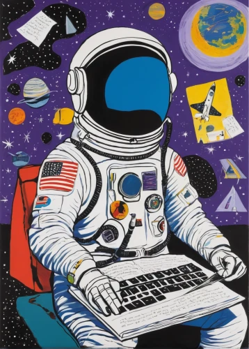 space bar,space art,spacefill,spacewalks,astronauts,space craft,spacewalk,astronautics,space walk,sci fiction illustration,nasa,space travel,copyspace,computer icon,adobe illustrator,space voyage,space,spaceman,astronaut,space tourism,Art,Artistic Painting,Artistic Painting 23