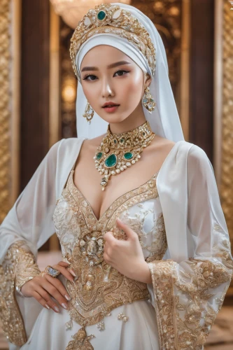 bridal clothing,bridal jewelry,bridal accessory,bridal dress,bridal,asian costume,azerbaijan azn,silver wedding,oriental princess,golden weddings,indian bride,miss circassian,miss vietnam,ao dai,wedding photography,wedding dresses,bride,suit of the snow maiden,indonesian women,inner mongolian beauty,Photography,Fashion Photography,Fashion Photography 04