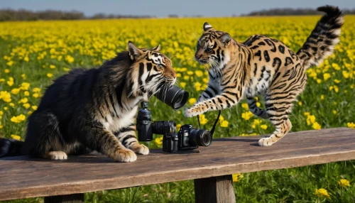 tigers,cat drinking water,big cats,drinking party,wild wine,felines,wild animals,oktoberfest cats,bengal cat,the amur adonis,exotic animals,toyger,wildlife reserve,animal photography,pet vitamins & supplements,bengal,two cats,drinking,wild cat,tigerle,Art,Classical Oil Painting,Classical Oil Painting 37
