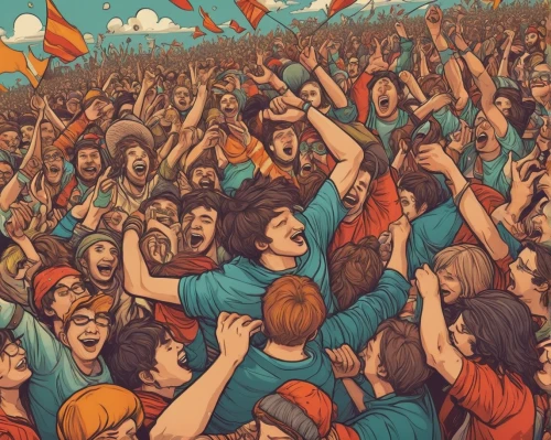 concert crowd,crowd,crowds,the sea of red,the crowd,crowd of people,audience,concert,catalonia,music festival,crowded,bottleneck,world cup,raised hands,netherlands-belgium,football fans,cheering,the fan's background,unite,festival,Illustration,Paper based,Paper Based 26