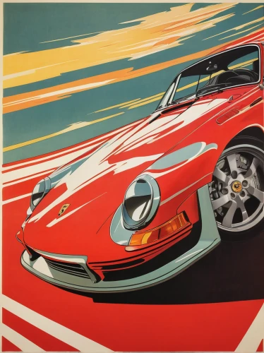 porsche 912,lotus europa,porsche targa,porsche 911,porsche 930,porsche,porsche 904,porsche 917,porsche turbo,warhol,ferrari daytona,jaguar e-type,porsche 911 targa,etype,porsche 914,porsche 718,porsche 907,andy warhol,356 b,porsche 911 classic,Illustration,Retro,Retro 03