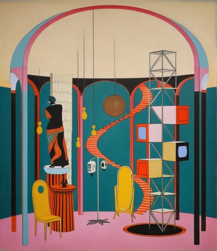 art deco,art deco woman,art deco frame,art deco background,musical instruments,art deco ornament,mid century modern,george paris,mid century,braque francais,an apartment,revolving door,lyre,four poster,harp player,musical instrument,stage curtain,art dealer,the consignment,puppet theatre,Illustration,Retro,Retro 26