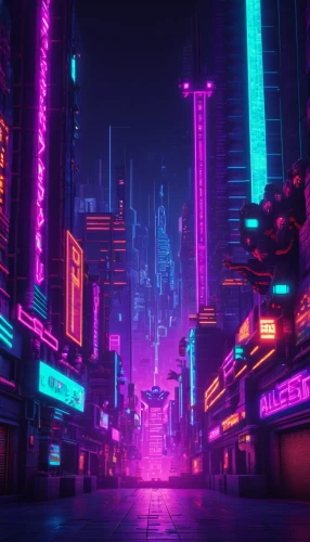 cyberpunk,colorful city,fantasy city,neon lights,neon arrows,metropolis,shinjuku,futuristic landscape,tokyo city,neon light,cityscape,aesthetic,ultraviolet,retro background,80s,neon,vapor,80's design,cinema 4d,scifi,Conceptual Art,Sci-Fi,Sci-Fi 26