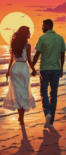 loving couple sunrise,vintage couple silhouette,couple silhouette,honeymoon,beach walk,silhouette art,beach background,walk on the beach,dancing couple,man and wife,romantic scene,black couple,hold hands,father and daughter,two people,young couple,lover's grief,lost love,man and woman,world digital painting,Illustration,American Style,American Style 10