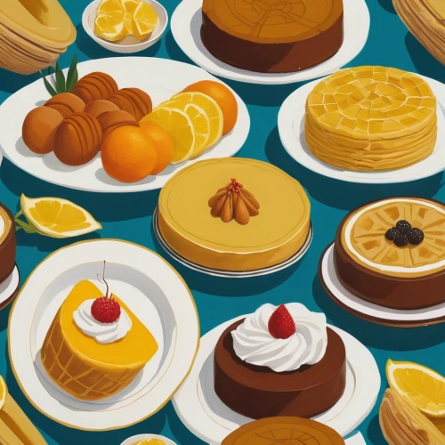 pastries,sweet pastries,desserts,party pastries,donut illustration,cake buffet,food icons,food collage,thirteen desserts,pastry shop,small cakes,bakery,fruit icons,fruits icons,mooncake festival,dorayaki,thanksgiving background,pastry,kawaii food,sweetmeats,Conceptual Art,Oil color,Oil Color 13