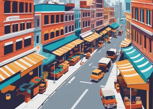 background vector,shopping street,market,street fair,farmers market,colorful city,the market,large market,colored pencil background,bazaar,vector illustration,farmer's market,marketplace,watercolor shops,souk,harlem,street scene,world digital painting,store fronts,vector graphics,Illustration,Vector,Vector 01