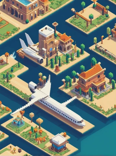 seaplane,airplane,air transportation,cargo plane,plane,air transport,airplane crash,isometric,atlantis,aviation,aeroplane,planes,airplane paper,flying island,business jet,cargo port,airplanes,airline travel,airbus,resort town,Unique,Pixel,Pixel 01