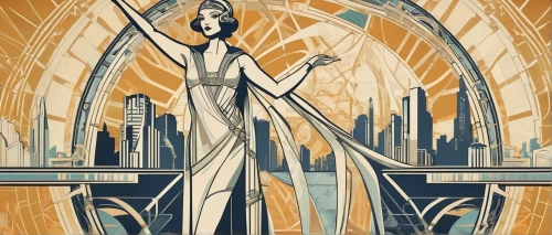 art deco woman,art deco background,art deco,art deco ornament,transistor,art deco frame,art deco border,art nouveau design,metropolis,harp player,lady justice,art nouveau,sci fiction illustration,travel poster,goddess of justice,great gatsby,gold art deco border,priestess,harpist,roaring twenties,Illustration,Vector,Vector 18