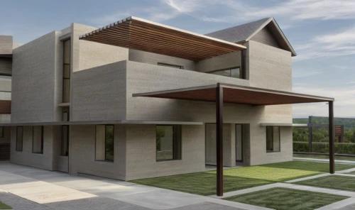 modern house,modern architecture,dunes house,cubic house,residential house,contemporary,exposed concrete,frame house,cube house,3d rendering,folding roof,residential,build by mirza golam pir,corten steel,two story house,archidaily,modern building,eco-construction,residence,house shape,Landscape,Garden,Garden Design,Rustic Mountain