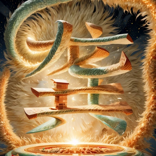 nine-tailed,i ching,five elements,pillar of fire,xing yi quan,golden dragon,akashiyaki,solomon's plume,qi-gong,sci fiction illustration,yi sun sin,zui quan,dragon fire,dharma wheel,shamanism,astral traveler,sōjutsu,dragon boat,fractal art,stargate