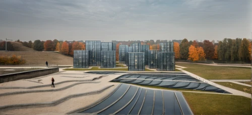 autostadt wolfsburg,glass facade,qlizabeth olympic park,bydgoszcz,solar cell base,espoo,chancellery,malopolska breakthrough vistula,biotechnology research institute,ekaterinburg,corten steel,katowice,minsk,archidaily,tatarstan,modern architecture,eco hotel,glass facades,futuristic art museum,vilnius