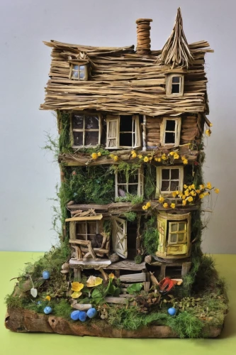 miniature house,fairy house,little house,bird house,small house,witch's house,crispy house,house in the forest,wooden birdhouse,dolls houses,model house,tree house,summer cottage,diorama,fairy village,children's playhouse,doll house,country cottage,fisherman's house,clay house,Illustration,Paper based,Paper Based 11