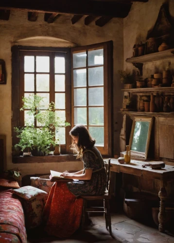 girl studying,little girl reading,italian painter,girl at the computer,children studying,girl in the kitchen,woman playing,vietnamese woman,woman house,girl in a historic way,meticulous painting,woman praying,woman sitting,woman drinking coffee,watercolor tea shop,praying woman,oil painting,writing desk,study room,study,Art,Classical Oil Painting,Classical Oil Painting 34