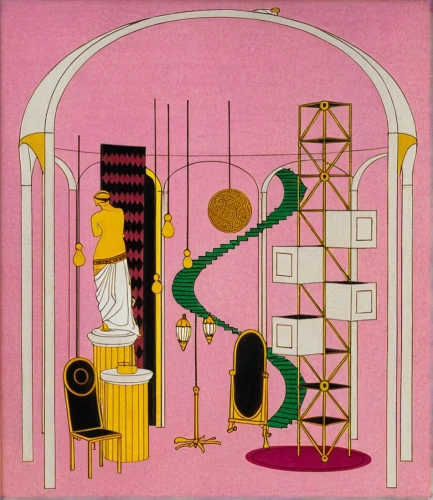 harpist,harp player,art deco woman,telephone operator,art deco frame,birdcage,lyre,art deco,mousetrap,constellation lyre,bird cage,venus comb,stairwell,ester williams-hollywood,parcheesi,el salvador dali,art deco ornament,frame illustration,frame drawing,ervin hervé-lóránth,Illustration,Retro,Retro 26