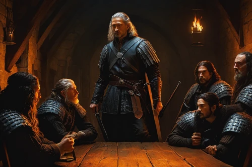 thorin,carpathian,witcher,swath,vikings,king arthur,dwarves,the abbot of olib,norse,athos,massively multiplayer online role-playing game,archimandrite,heroic fantasy,the stake,biblical narrative characters,twelve apostle,guards of the canyon,dunun,germanic tribes,genghis khan,Illustration,Realistic Fantasy,Realistic Fantasy 22