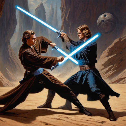 obi-wan kenobi,cg artwork,jedi,rots,lightsaber,duel,confrontation,sword fighting,maul,force,luke skywalker,sw,starwars,stage combat,senate,star wars,skirmish,monks,clone jesionolistny,limb males,Illustration,Realistic Fantasy,Realistic Fantasy 40