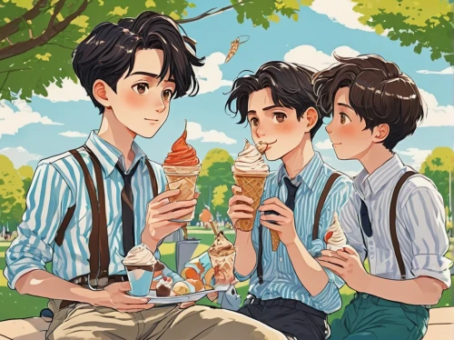 popsicles,picnic,ice cream stand,ice cream cones,popsicle,soft ice cream,ice cream cart,ice cream,soft serve ice creams,ice-cream,icecream,ice creams,family picnic,cashew family,ice cream parlor,ice cream shop,summer day,a snack between meals,summer icons,sweet ice cream,Art,Artistic Painting,Artistic Painting 50