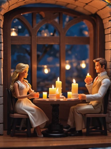 romantic dinner,romantic scene,romantic night,the first sunday of advent,the second sunday of advent,first advent,the third sunday of advent,candlelights,candlemas,third advent,christmas crib figures,romantic meeting,candle light dinner,tangled,fourth advent,christmas scene,second advent,advent season,advent time,candle light,Unique,3D,Garage Kits