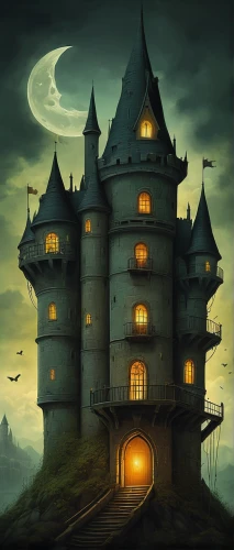 witch's house,haunted castle,ghost castle,fairy tale castle,witch house,the haunted house,castle of the corvin,haunted house,gold castle,castel,fairytale castle,house silhouette,knight's castle,fantasy picture,castles,houses clipart,crooked house,children's fairy tale,ancient house,castle,Illustration,Abstract Fantasy,Abstract Fantasy 17