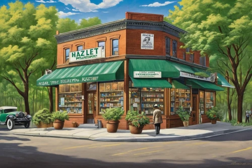 watercolor shops,watercolor cafe,deli,colored pencil background,watercolor tea shop,bookstore,book store,flower shop,the coffee shop,bakery,pharmacy,palo alto,pastry shop,coffee shop,bookshop,chalk drawing,coffeehouse,store fronts,digital painting,world digital painting,Illustration,Realistic Fantasy,Realistic Fantasy 21