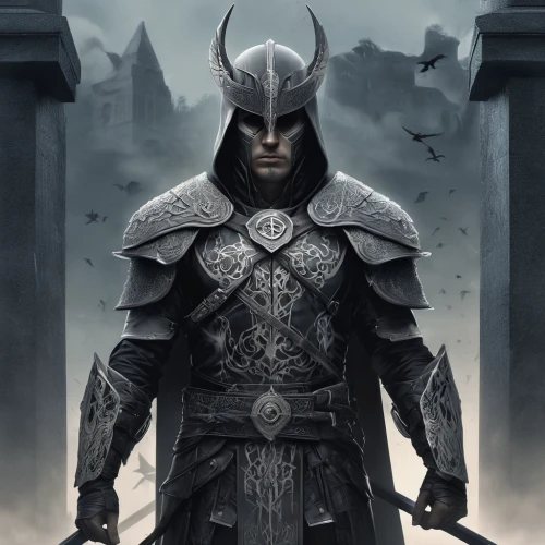 norse,warlord,heroic fantasy,hooded man,dark elf,templar,lone warrior,crusader,knight armor,god of thunder,massively multiplayer online role-playing game,fantasy warrior,carpathian,assassin,viking,king arthur,witcher,alaunt,dunun,armored,Conceptual Art,Fantasy,Fantasy 33