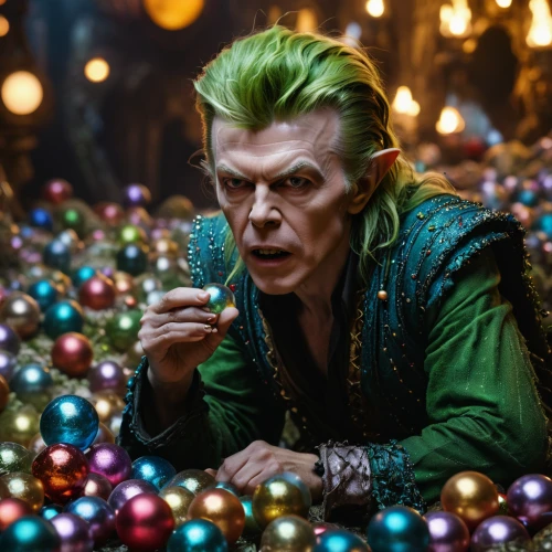 green goblin,grinch,david bowie,christmas trailer,christmas carol,doctor who,eleven,the wizard,christmas movie,trickster,guardians of the galaxy,balls christmas,twelve,kris kringle,the doctor,bauble,granny smith,lokportrait,dr who,hobbit,Photography,General,Fantasy