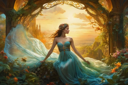 fantasy picture,fantasy art,fantasy portrait,faerie,faery,celtic woman,enchanted,mystical portrait of a girl,fantasia,cinderella,enchanting,fairy queen,romantic portrait,mermaid background,fantasy landscape,fairy tale,a fairy tale,rosa ' amber cover,jasmine,secret garden of venus,Conceptual Art,Fantasy,Fantasy 05